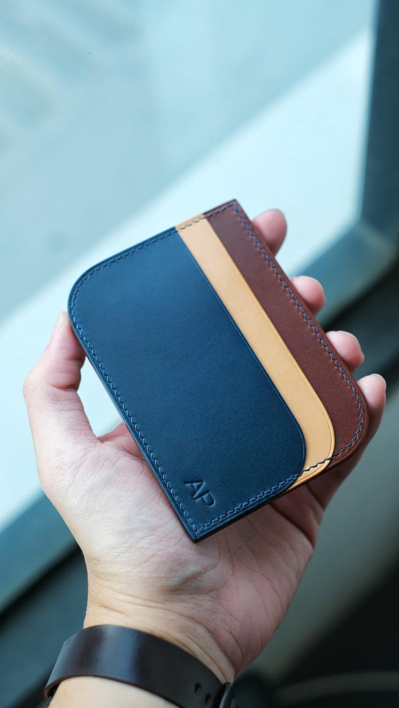 Two Way Buttero Leather Card Holder - Image 2