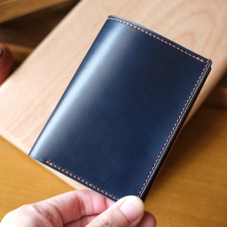 Shinki Hikaku Shell Cordovan Japanese Horsebutt Wallet - Image 4