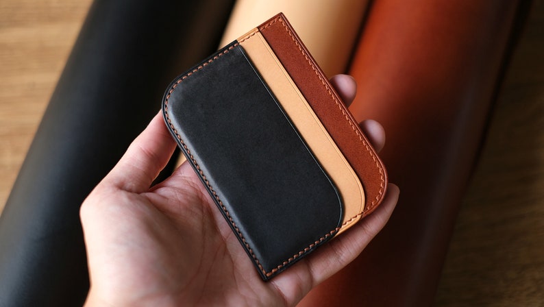 Two Way Buttero Leather Card Holder - Image 11