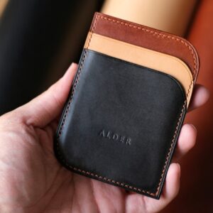 Two Way Buttero Leather Card Holder - Image 3