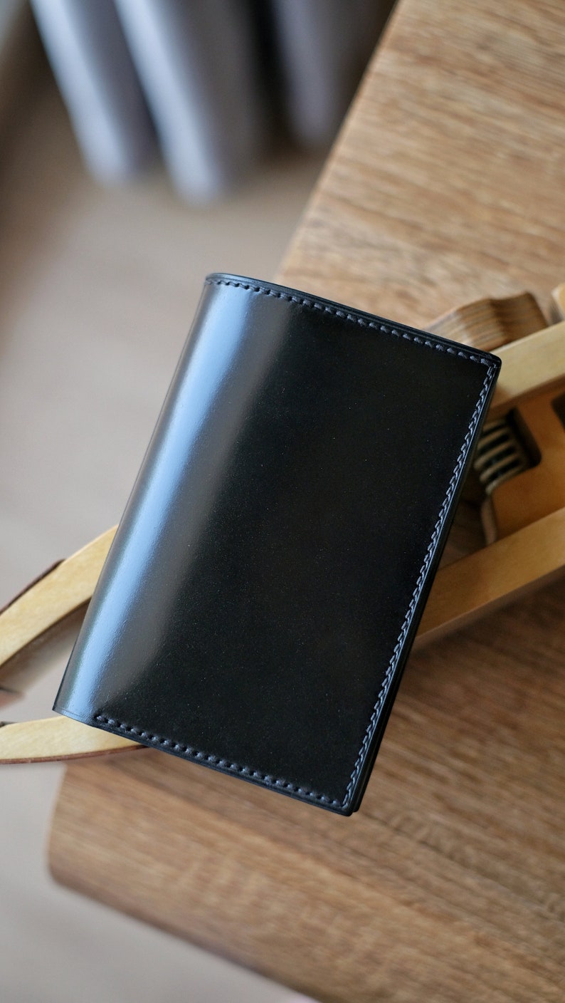 Shinki Hikaku Shell Cordovan Japanese Horsebutt Wallet - Image 3