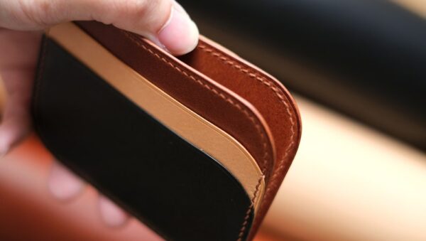 Two Way Buttero Leather Card Holder