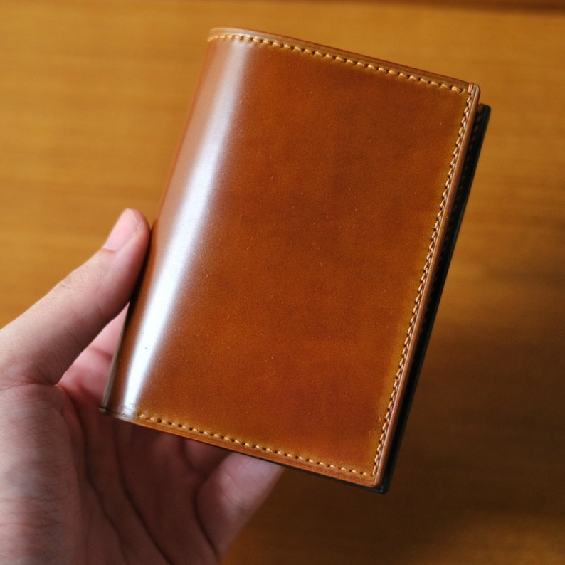 Shinki Hikaku Shell Cordovan Japanese Horsebutt Wallet - Image 1