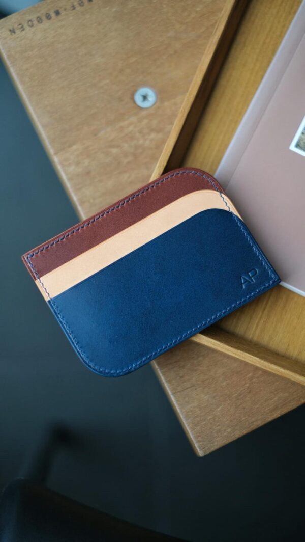 Two Way Buttero Leather Card Holder
