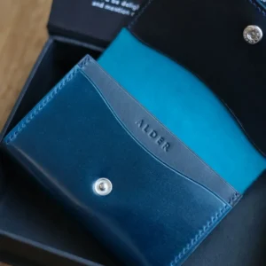 Shell Cordovan Mix Buttero Business Card Holder - Image 5