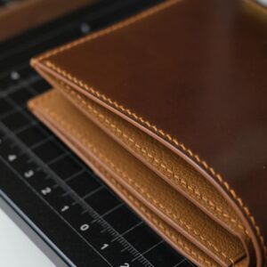 Shell Cordovan Mix Alran Chevre Bifold Wallet