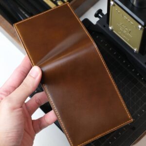 Shell Cordovan Mix Alran Chevre Bifold Wallet - Image 3