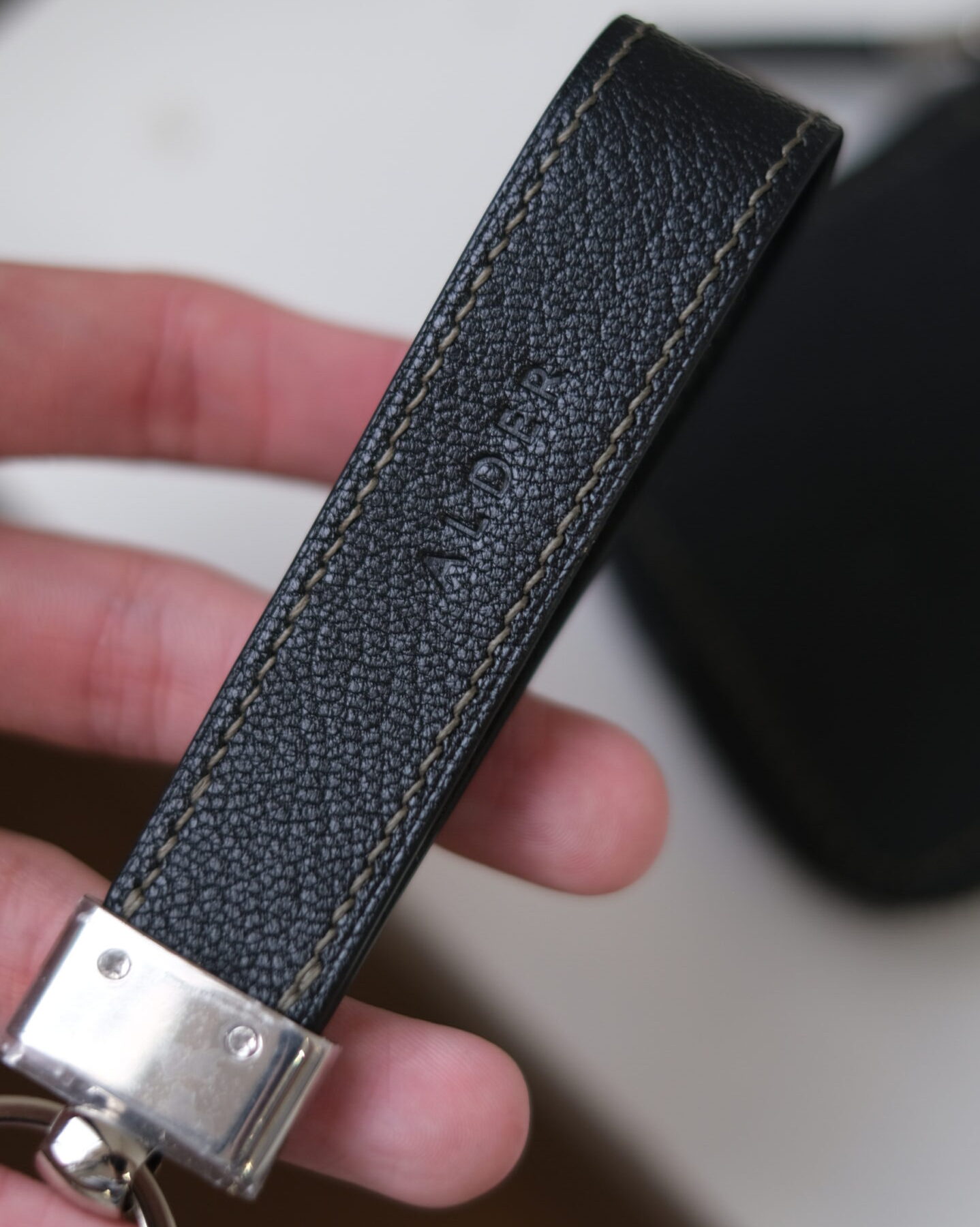 Padded Alran Chevre Key Ring - Image 1