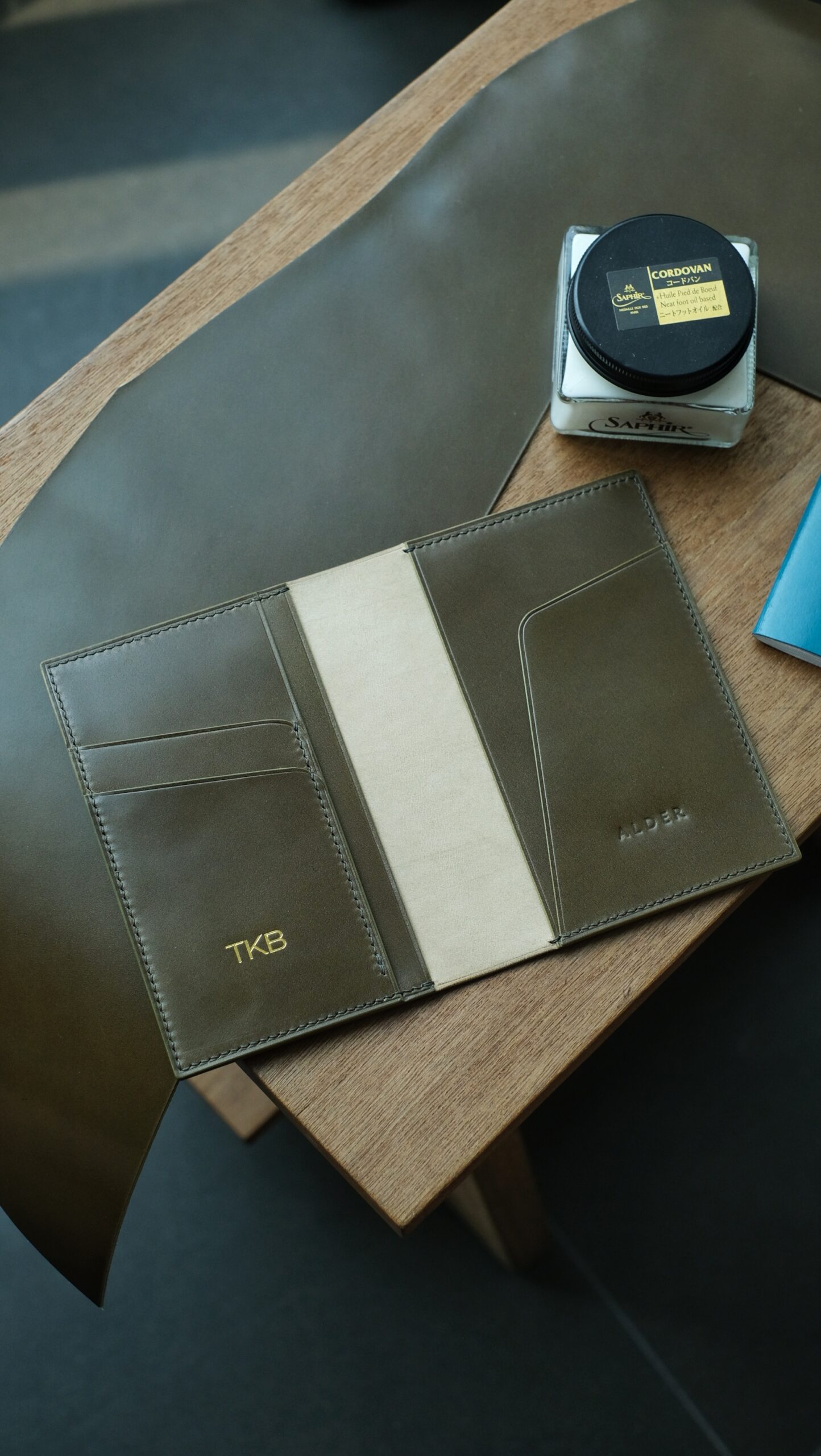 Shell Cordovan Passport Holder - Image 2