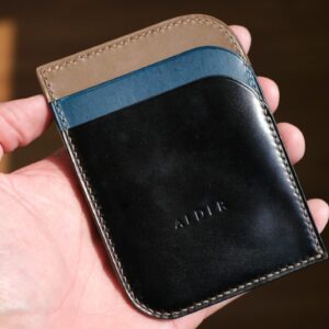 Shell Cordovan Mix Buttero Two-Way Card Holder