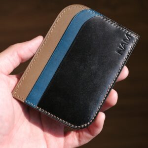 Shell Cordovan Mix Buttero Two-Way Card Holder - Image 3
