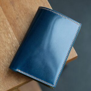 Two-Tone Shell Cordovan Vertical Wallet