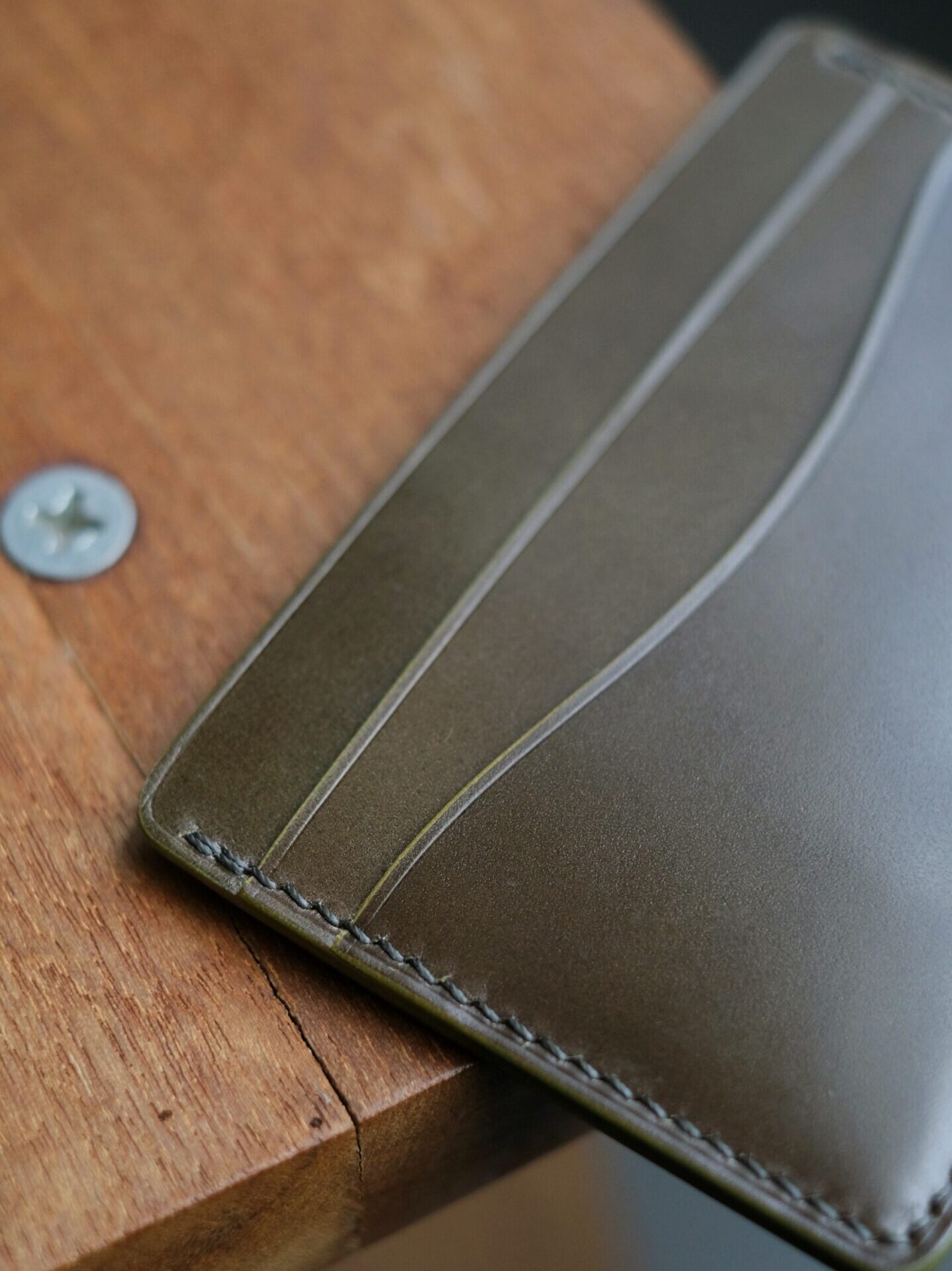 Shell Cordovan Card Holder - Image 4