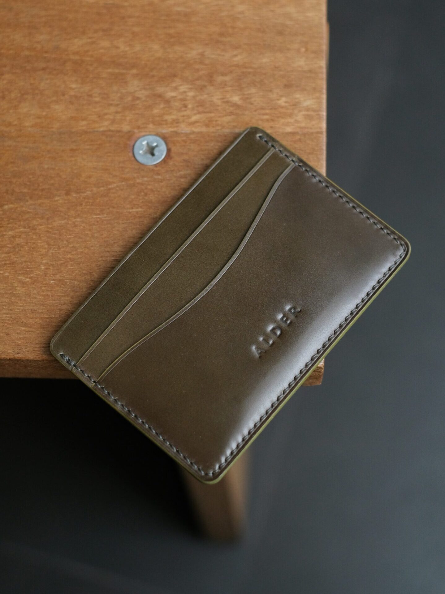 Shell Cordovan Card Holder - Image 6