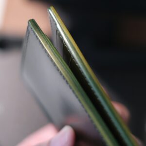 Shell Cordovan Mix Buttero Vertical Wallet - Image 5