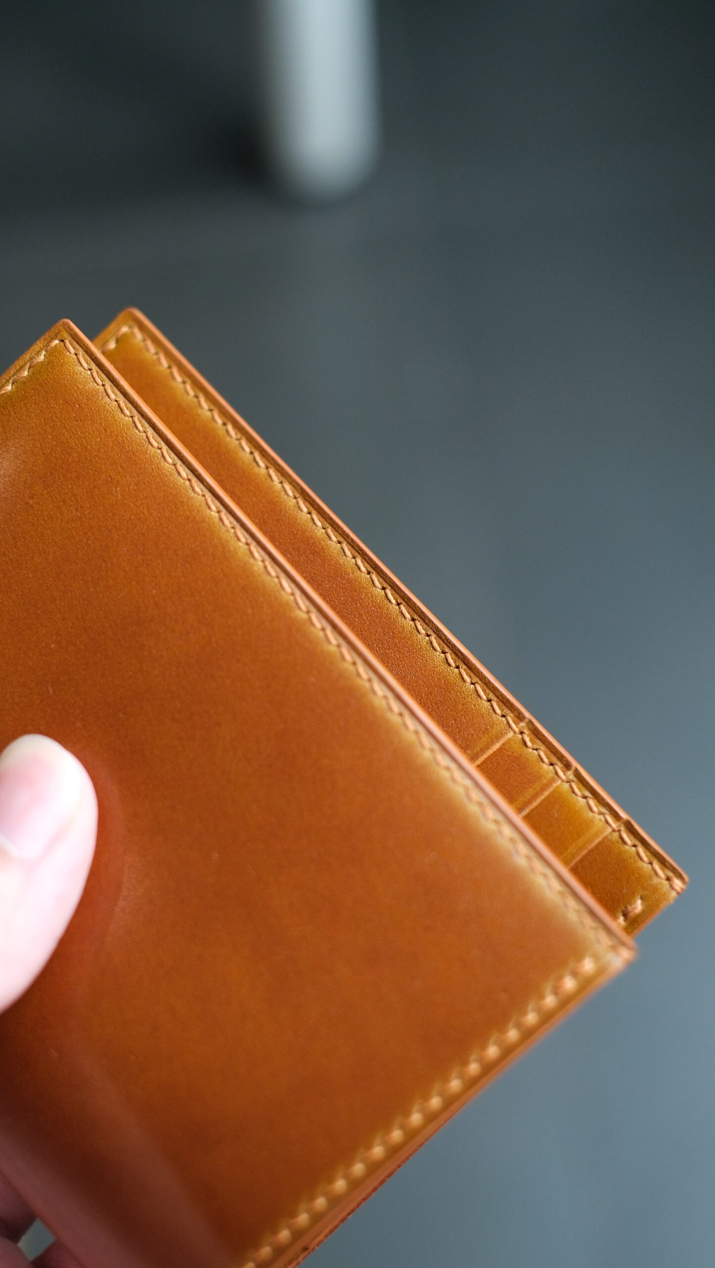 Shell Cordovan Vertical Wallet - Image 5