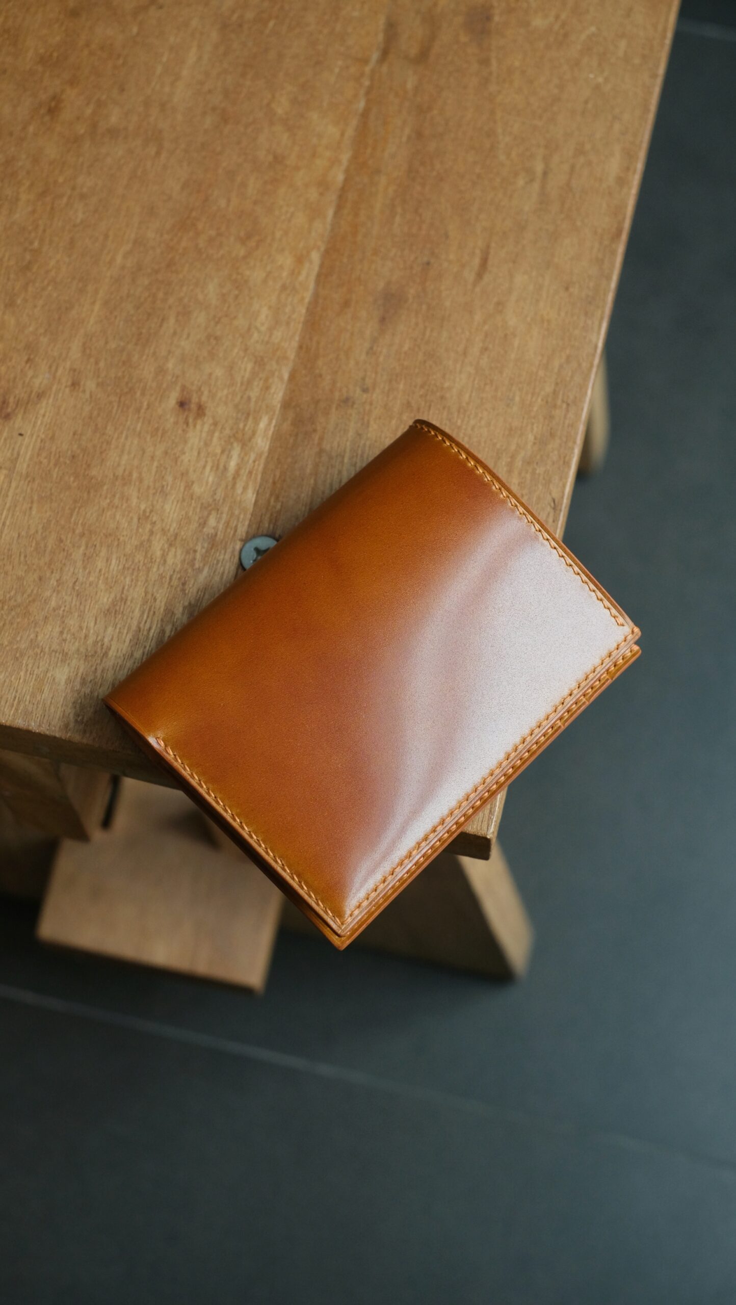 Shell Cordovan Vertical Wallet - Image 2
