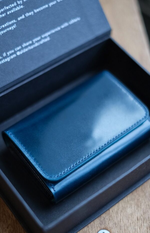 Shell Cordovan Business Card Holder