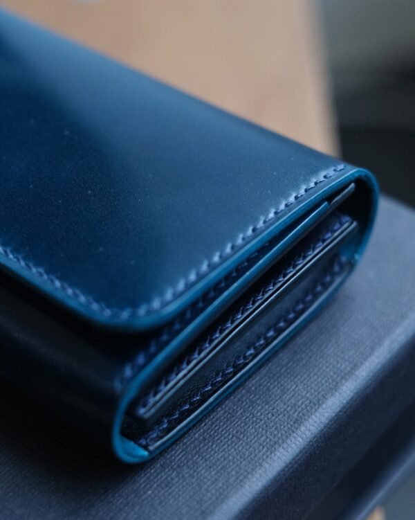 Shell Cordovan Business Card Holder