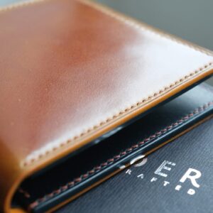 Shell Cordovan Mix Buttero Bifold Wallet - Image 2
