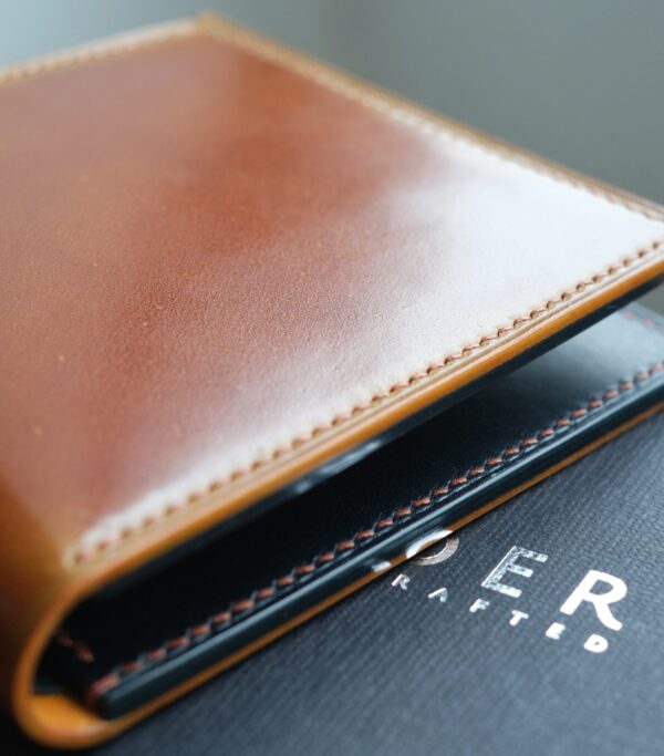 Shell Cordovan Mix Buttero Bifold Wallet