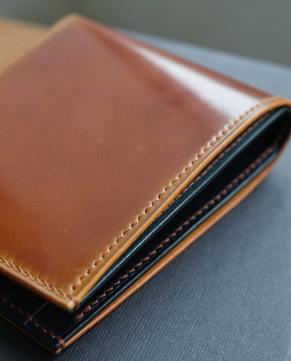 Shell Cordovan Mix Buttero Bifold Wallet