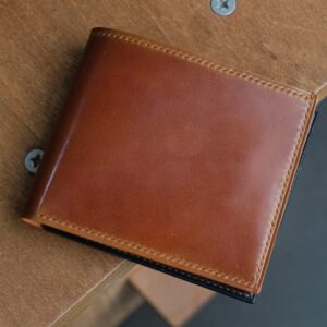 Shell Cordovan Mix Buttero Bifold Wallet - Image 5