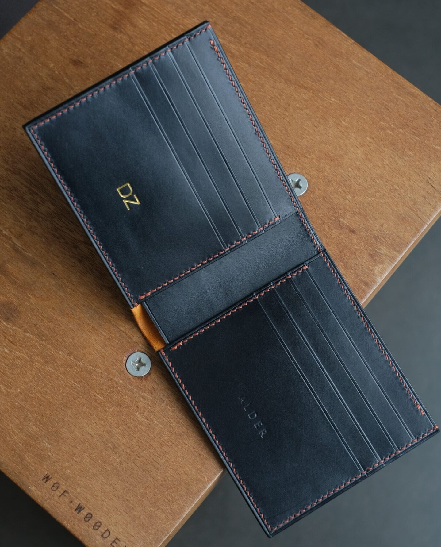 Shell Cordovan Mix Buttero Bifold Wallet - Image 3