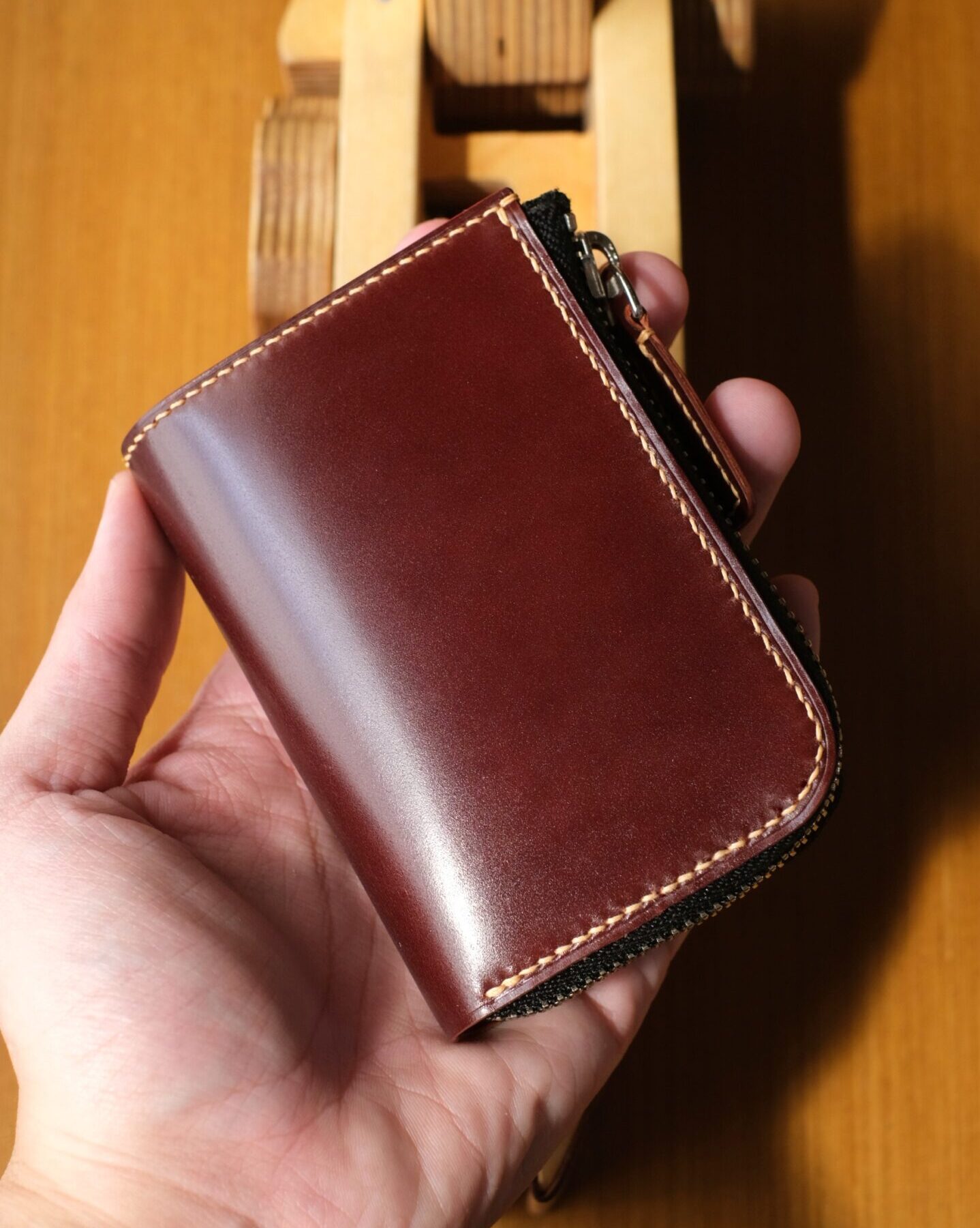 Shell Cordovan Mix Buttero Car Key Holder - Image 2
