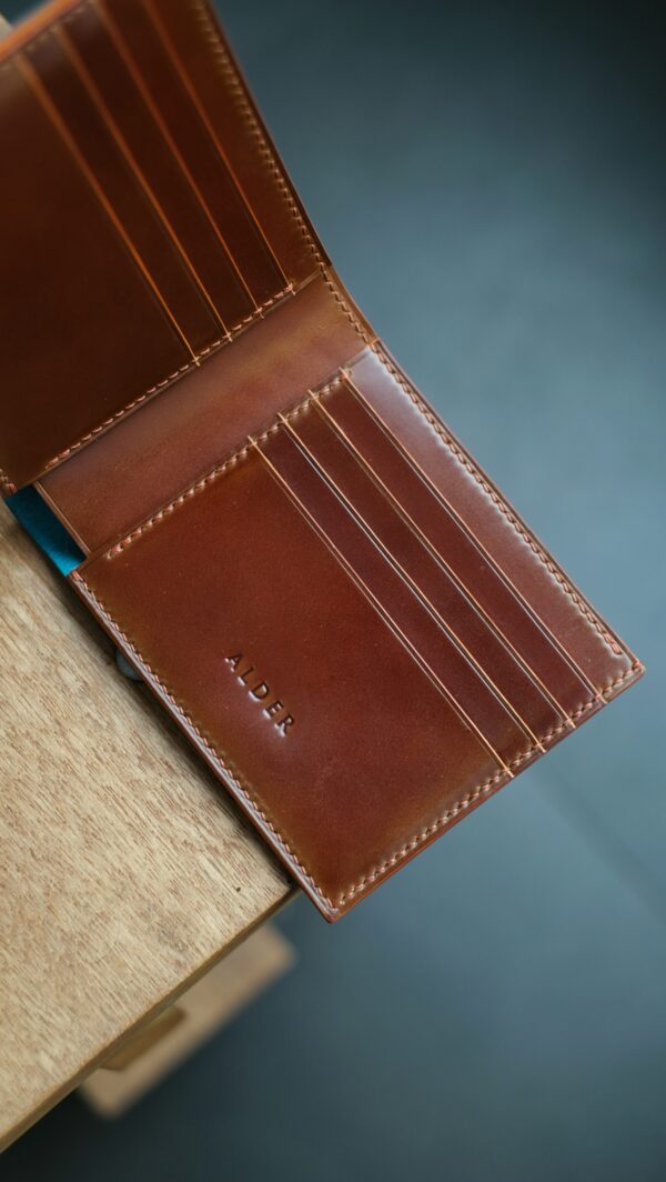 Two-Tone Shell Cordovan Bifold Wallet