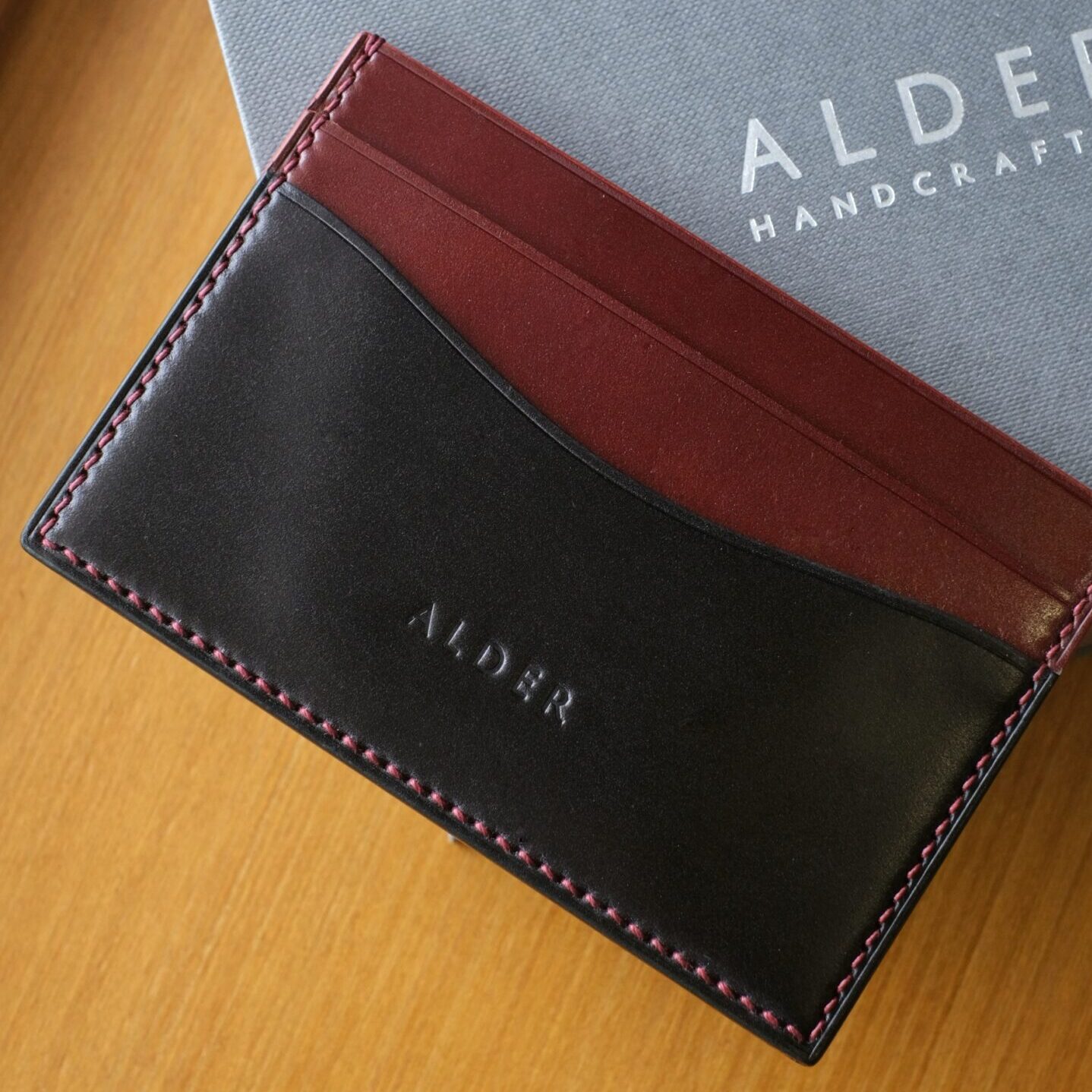 Two-Tone Shell Cordovan Card Holder - Image 1