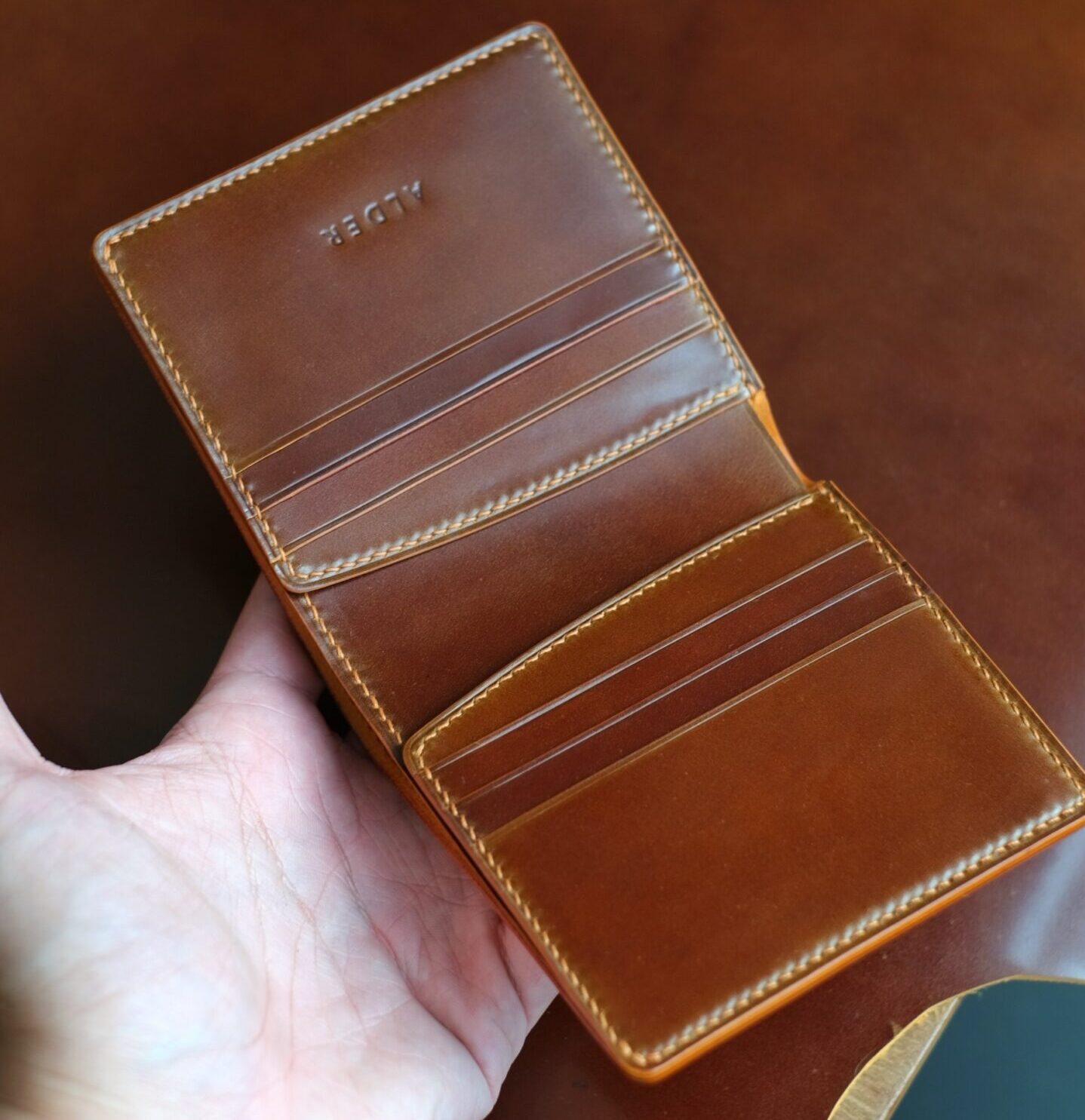 Shell Cordovan Short Wallet - Image 1
