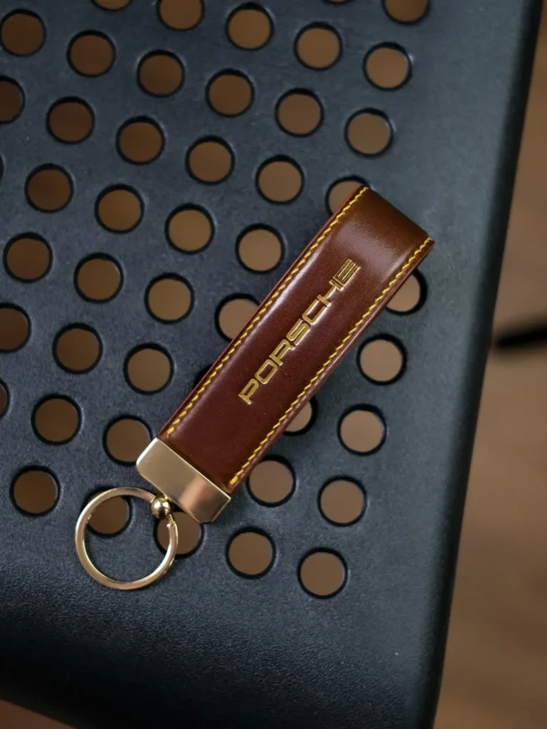 Padded Shell Cordovan [Shinki Hikaku] Key Ring