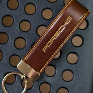 Padded Shell Cordovan Key Ring - Image 2