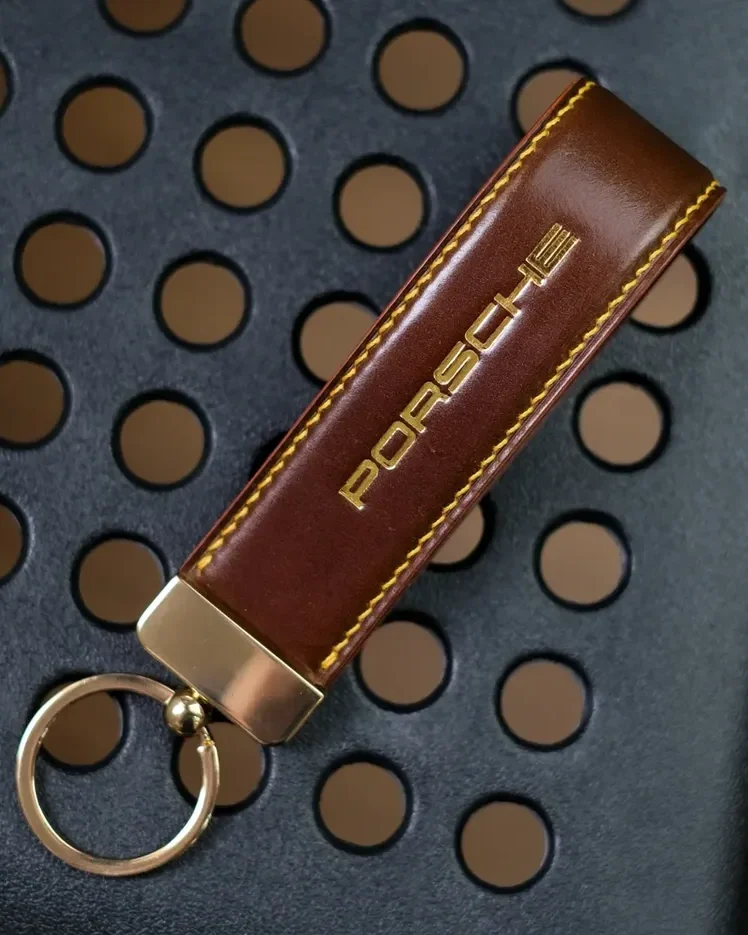 Padded Shell Cordovan Key Ring - Image 2
