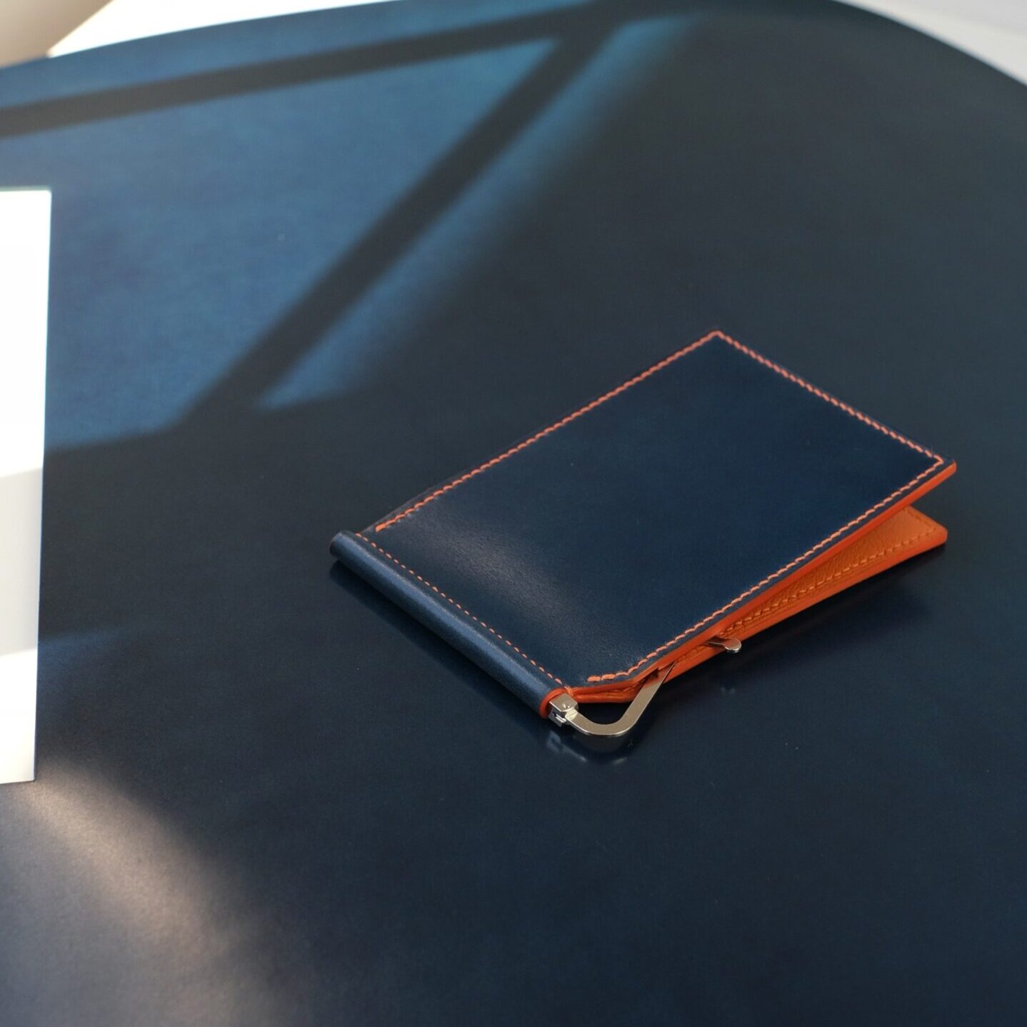 Shell Cordovan Mix Alran Chevre Money Clip Wallet - Image 4