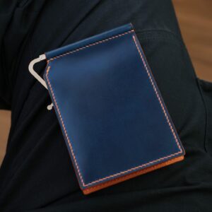 Shell Cordovan Mix Alran Chevre Money Clip Wallet