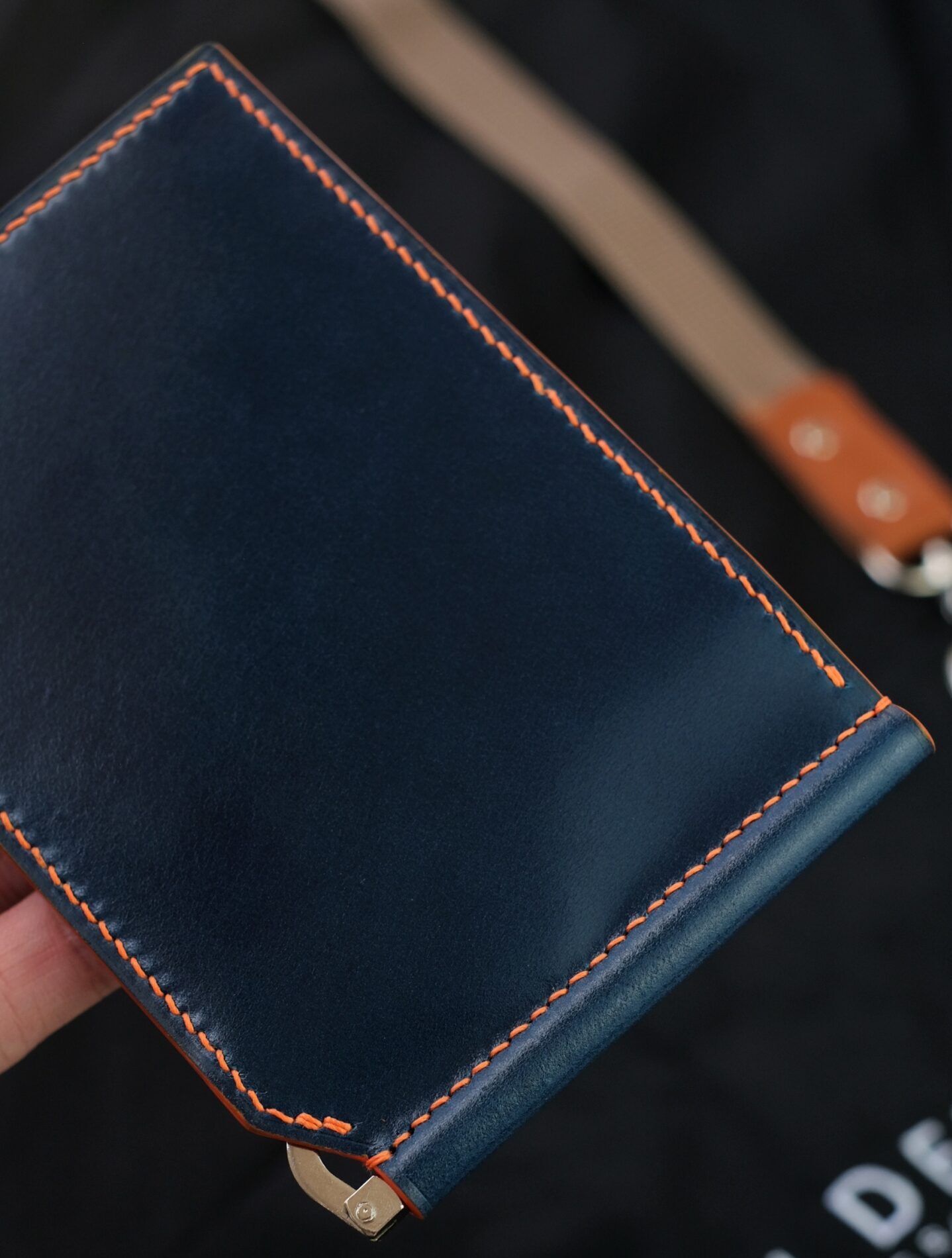 Shell Cordovan Mix Alran Chevre Money Clip Wallet - Image 6