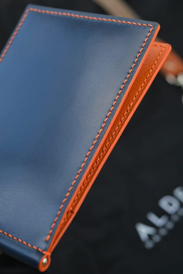 Shell Cordovan Mix Alran Chevre Money Clip Wallet